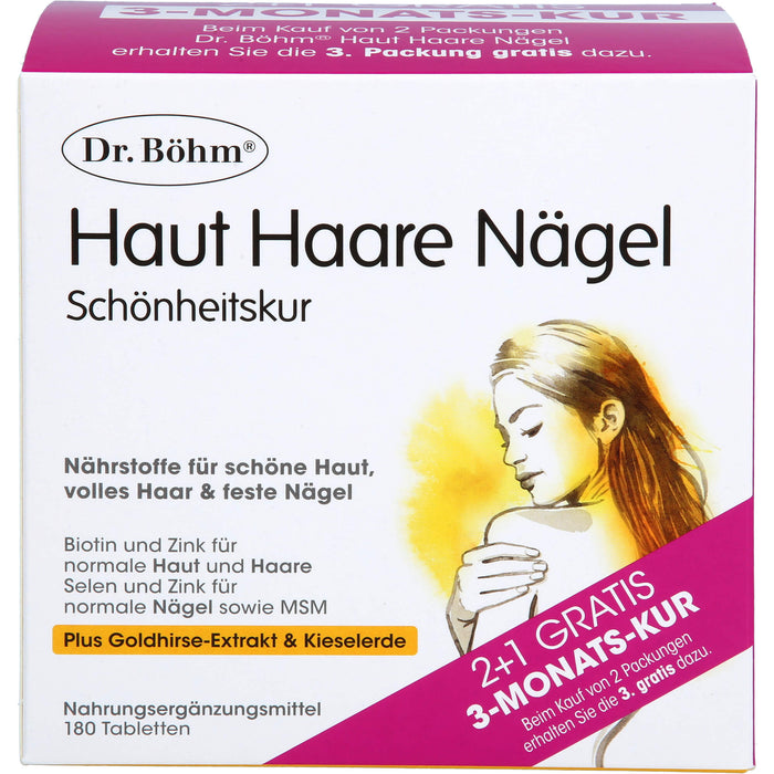 Dr. Böhm Haut Haare Nägel, 180 St TAB