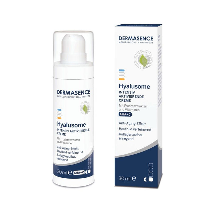 DERMASENCE Hyalusome Intensiv aktivierende Creme Hautbild verfeinernd mit Anti-Aging Effekt, 30 ml Crème